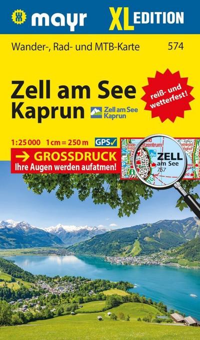 Mayr Wanderkarte Zell am See, Kaprun XL 1:25.000 