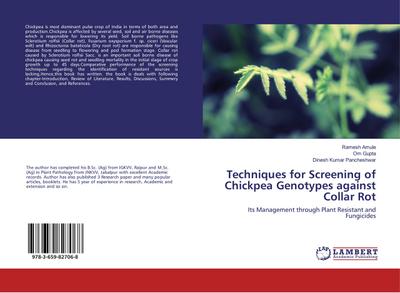 Techniques for Screening of Chickpea Genotypes against Collar Rot