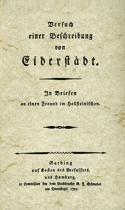 Versuch einer Beschreibung von Eiderstädt