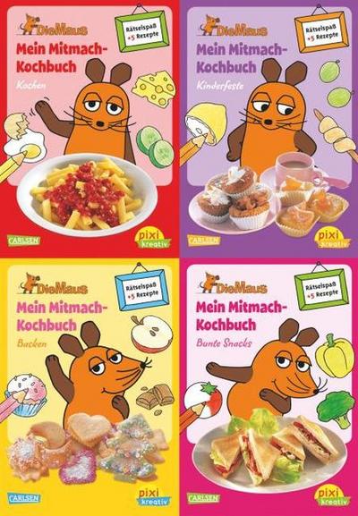 Pixi kreativ - Mitmach-Kochbücher mit der Maus