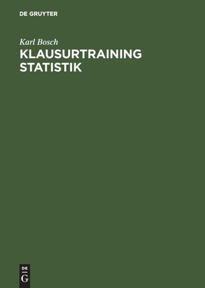 Klausurtraining Statistik