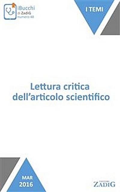 Lettura critica dell’articolo scientifico