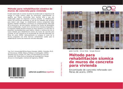 Método para rehabilitación sísmica de muros de concreto para vivienda