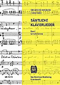 Sämtliche Klavierlieder Band 1für hohe Singstimme und Klavier