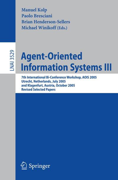 Agent-Oriented Information Systems III