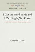I Got the Word in Me and I Can Sing It, You Know