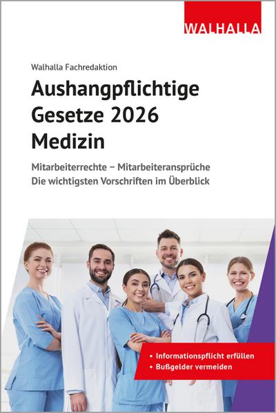 Aushangpflichtige Gesetze 2026 Medizin