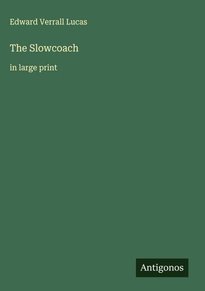 The Slowcoach