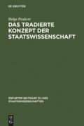 Das tradierte Konzept der Staatswissenschaft