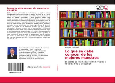 Lo que se debe conocer de los mejores maestros
