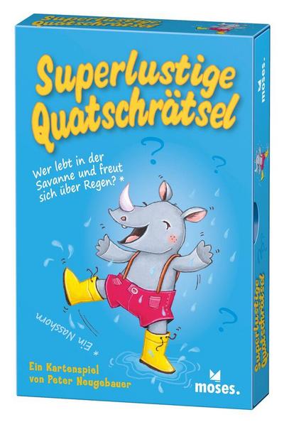 Superlustige Quatschrätsel | Witziges Kartenspiel zum Querdenken| Mit Worträtseln für Kinder ab 6 Jahren