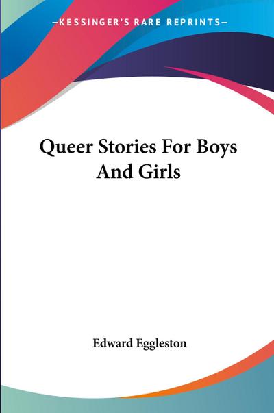 Queer Stories For Boys And Girls