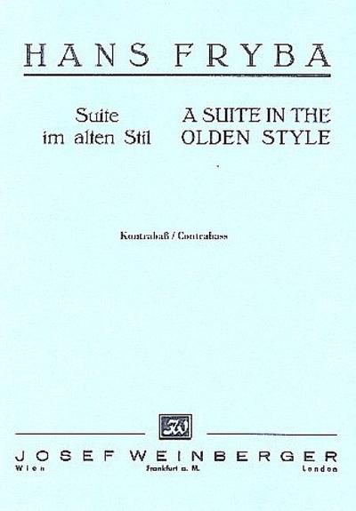 Suite im alten Stil für Kontrabaß solo