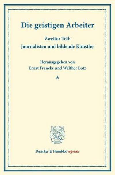 Die geistigen Arbeiter.