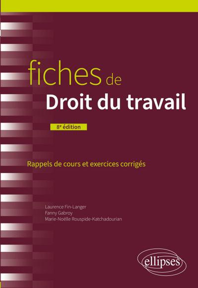 Fiches de Droit du travail
