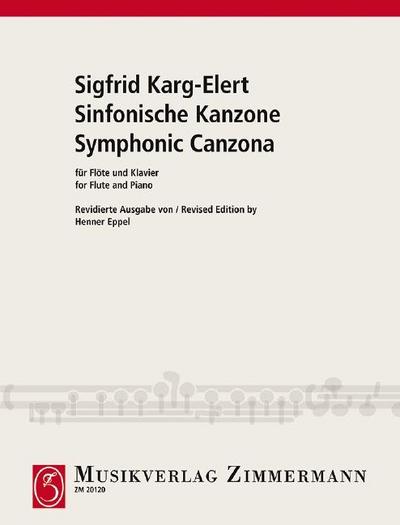 Sinfonische Kanzone, Bearbeitung für Flöte und Klavier