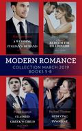 Modern Romance March 2019 5-8: A Wedding at the Italian’s Demand / Claimed for the Greek’s Child / A Virgin to Redeem the Billionaire / Seducing His Convenient Innocent