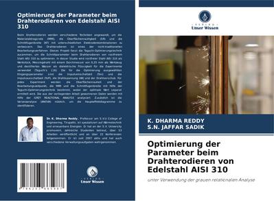 Optimierung der Parameter beim Drahterodieren von Edelstahl AISI 310