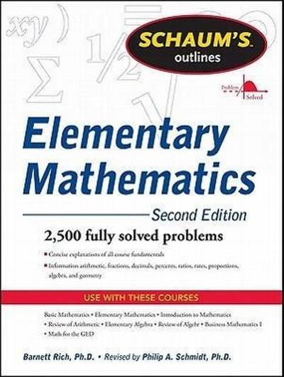 Schaum’s Outline of Review of Elementary Mathematics, 2nd Edition