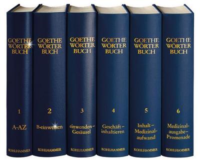 Goethe Wörterbuch, Band 6, Leinen