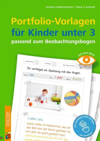 Portfolio-Vorlagen für Kinder unter 3 - passend zum Beobachtungsbogen