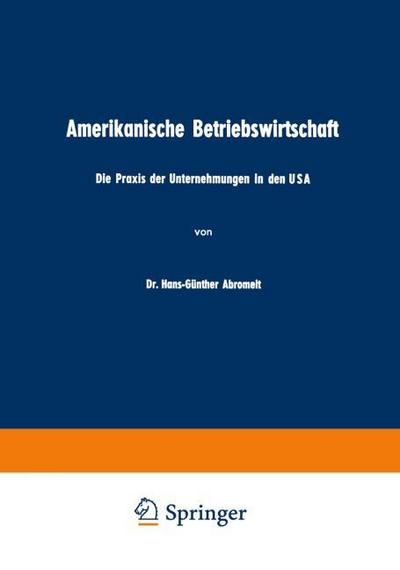 Amerikanische Betriebswirtschaft