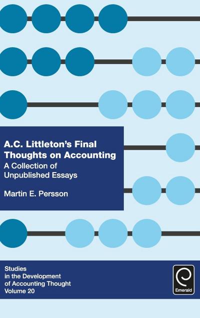 A. C. Littleton’s Final Thoughts on Accounting