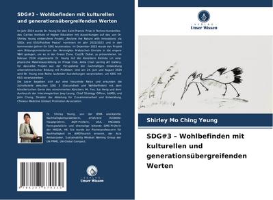 SDG#3 ¿ Wohlbefinden mit kulturellen und generationsübergreifenden Werten