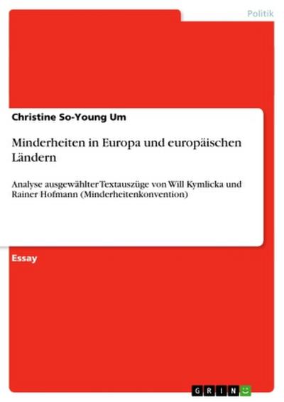 Minderheiten in Europa und europäischen Ländern