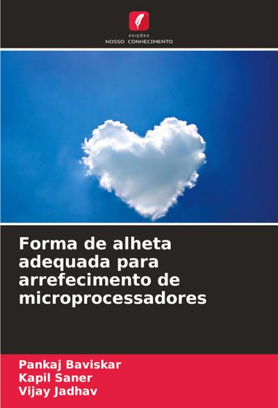 Forma de alheta adequada para arrefecimento de microprocessadores