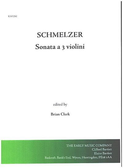 Sonata a tre violinifor 3 violins and bc