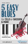 5 Easy Blues – Cello or Bassoon & Piano (Complete Parts) – Beginner Level