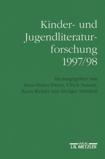 Kinder- und Jugendliteraturforschung 1997/98