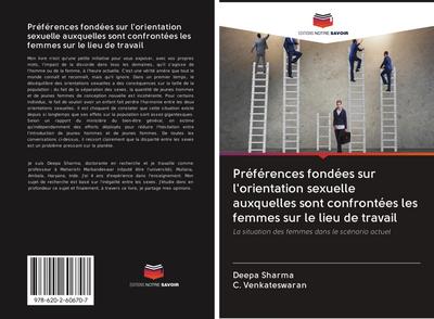 Préférences fondées sur l’orientation sexuelle auxquelles sont confrontées les femmes sur le lieu de travail