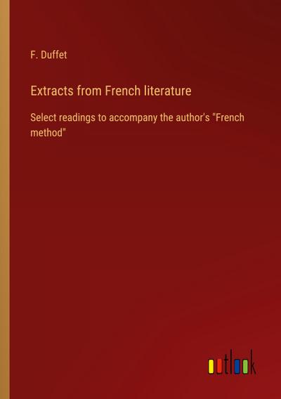 Extracts from French literature
