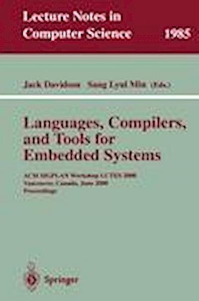 Languages, Compilers, and Tools for Embedded Systems