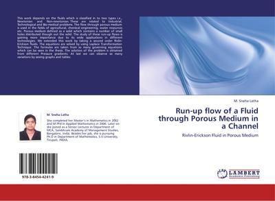 Run-up flow of a Fluid through Porous Medium in a Channel