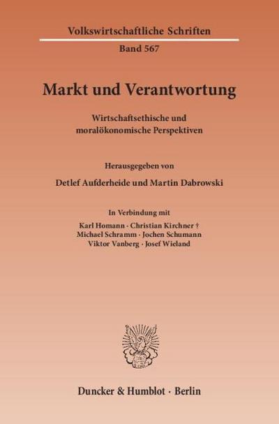 Markt und Verantwortung