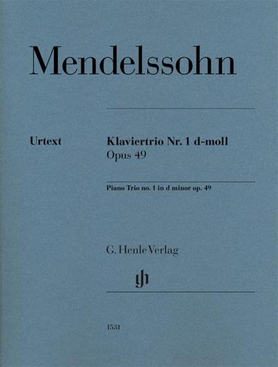 Mendelssohn Bartholdy, Felix - Klaviertrio Nr. 1 d-moll op. 49