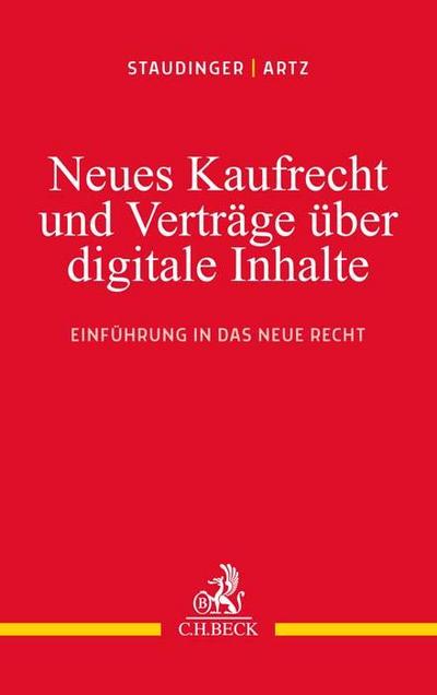 Neues Kaufrecht und Verträge über digitale Produkte