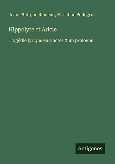 Hippolyte et Aricie