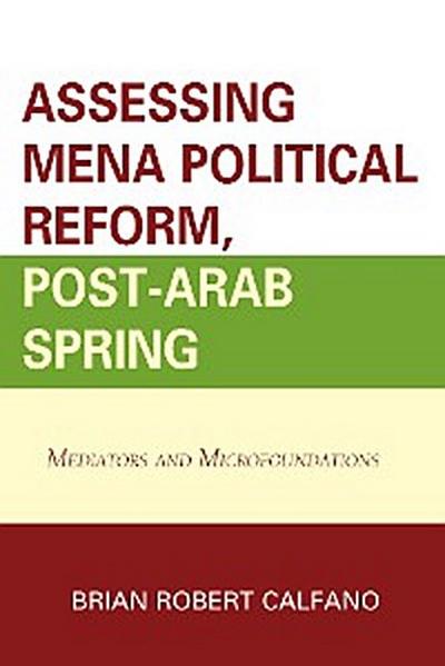 Assessing MENA Political Reform, Post-Arab Spring