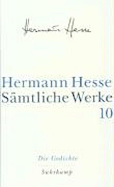Hesse: Sämtl. Werke 10