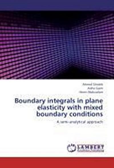 Boundary integrals in plane elasticity with mixed boundary conditions