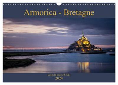 Armorica - Bretagne, Land am Ende der Welt (Wandkalender 2024 DIN A3 quer), CALVENDO Monatskalender