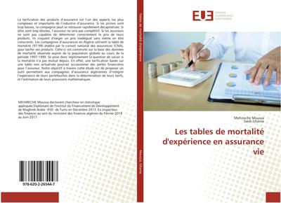 Les tables de mortalité d’expérience en assurance vie