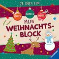 Mein Weihnachtsblock: 24 Ideen zum Malen, Basteln, Rätseln