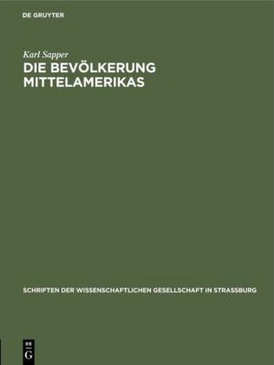 Die Bevölkerung Mittelamerikas