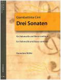 3 Sonatenfür Violoncello und Bc