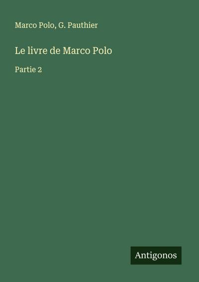 Le livre de Marco Polo